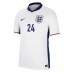 Camisa de time de futebol Inglaterra Cole Palmer #24 Replicas 1º Equipamento Europeu 2024 Manga Curta